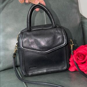 Fossil Black Satchel/Crossbody Bag 🎀🎀🎀🎀🌺
